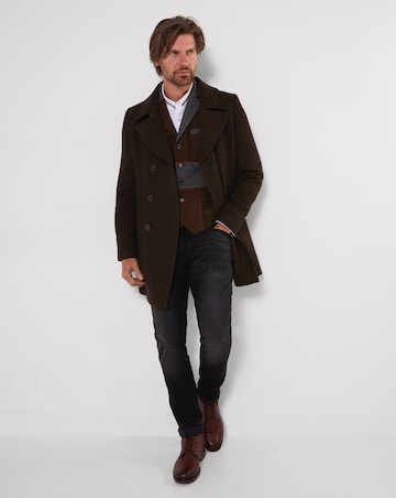 Joe Browns Delightful Double-Breasted Coat - Brown