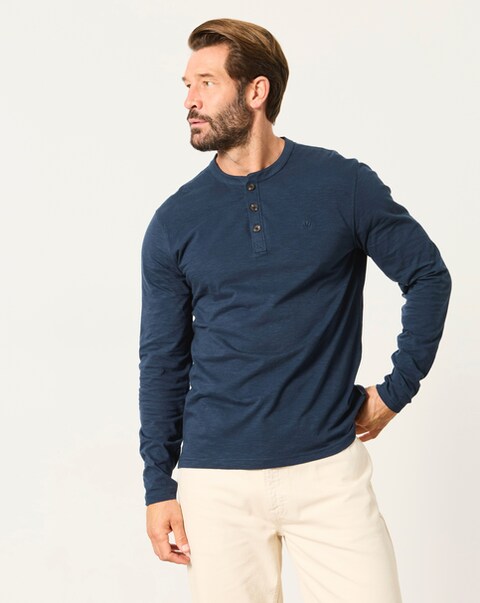 New In - FatFace Woodside Henley T-Shirt