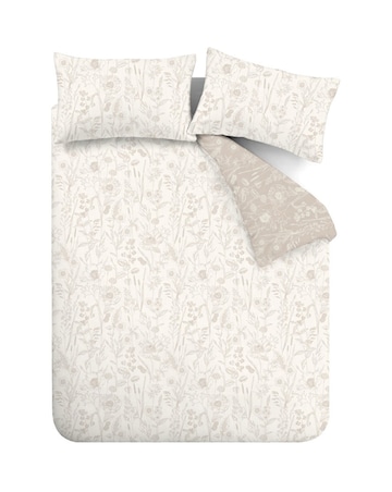 Bianca Brushed Floral Toile Duvet Cover Set