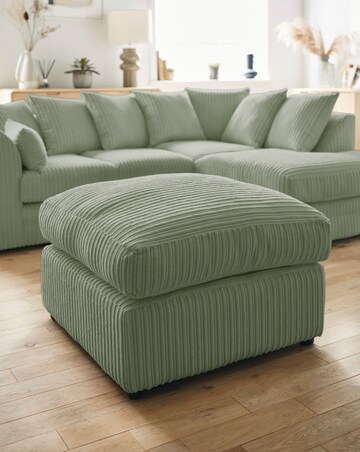 Ferguson Jumbo Cord Footstool