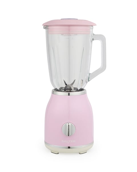 Salter Retro Glass Jug Blender - Pink