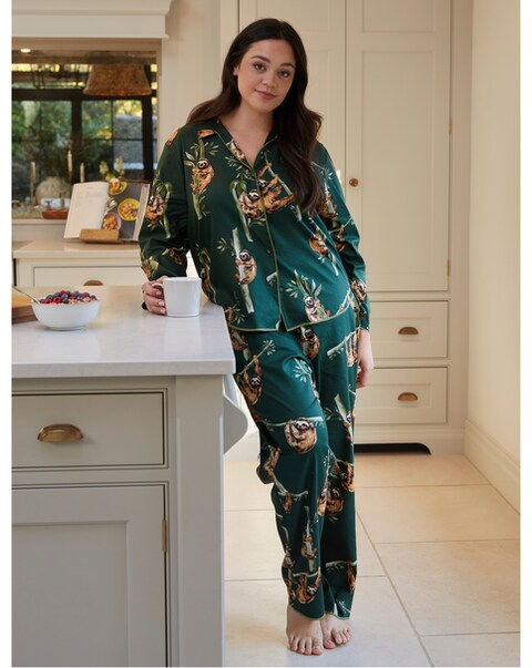 New In - Cyberjammies Sloth Revere Pyjama Set