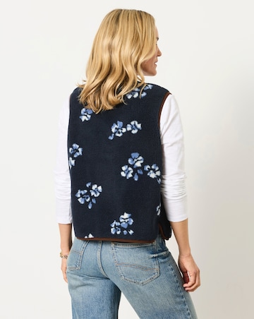 Fatface Floral Fleece Gilet