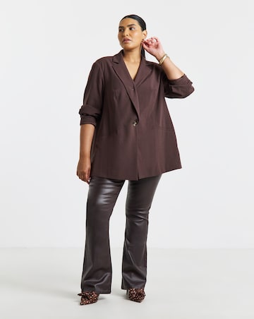 Chocolate Coated Weekender Flare Jeggings