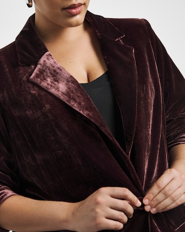Joanna Hope Velour Co ord Blazer
