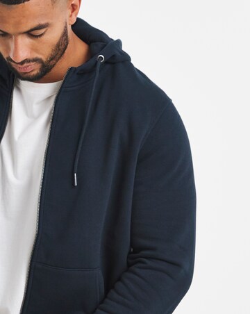 Full Zip Hoodie- Navy