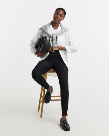 Black Jersey High Waisted Leggings