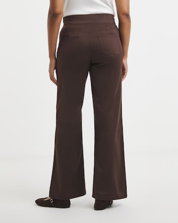 Chocolate Wide Leg Weekender Jeggings