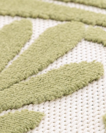 Zouk Leaves Indoor/Outdoor Rug
