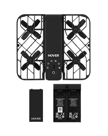 HOVERAir X1 Pocket-Sized Self-Flying Camera Drone Combo - Black