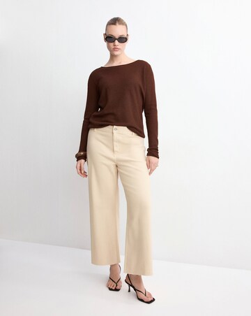 Mango Catherin Culotte High-Rise Jeans