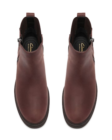 Clarks Leather Orinoco3 Chelsea Boot - Wide Fit (E)