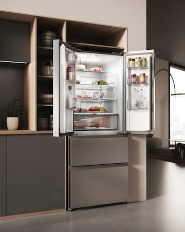 HaierFD70 S3 HFR3718ENMM Fridge Freezer