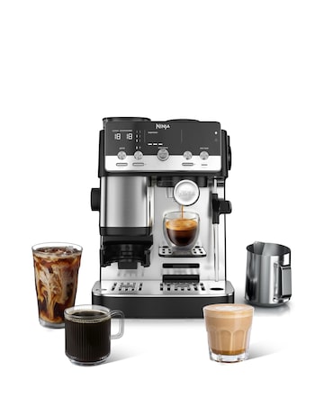 Ninja Luxe Cafe MINI Espresso Machine ES301UK Black & Stainless Steel