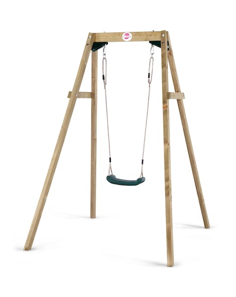 New In - Plum Wooden Single Swing