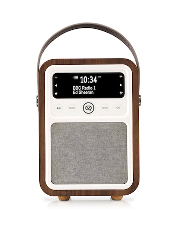 VQ Retro Mini DAB Radio - Walnut