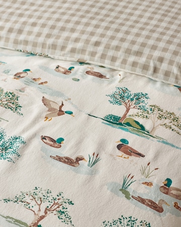 Catherine Lansfield Brushed Mallards Duvet Cover Set