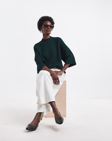 Funnel Neck Batwing Jumper
