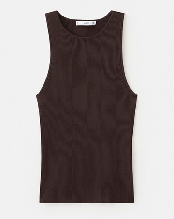 Mango Fitted Fine-Knit Top