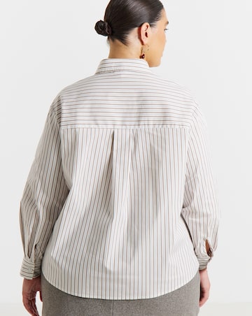 Simply Be Oversized Shirt With Tie