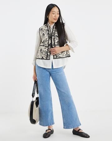 Pure Cotton Printed Quilt Gilet