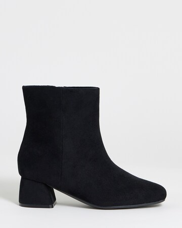 Carmella Block Heel Ankle Boots - Wide Fit (E)