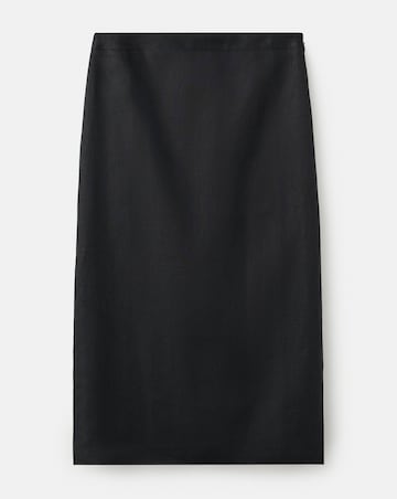 Mango Linen Midi Skirt