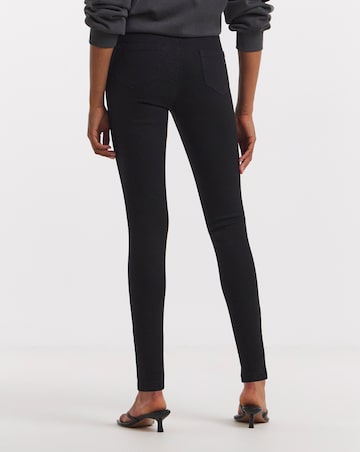 Black Stretch Skinny Pull On Jeggings