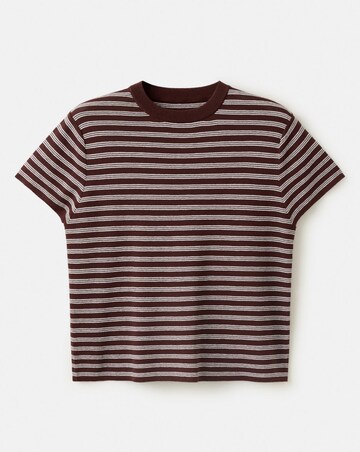 Mango Short-Sleeved Ribbed Sweater