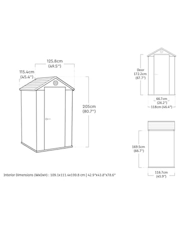 Keter Darwin 4x4 Shed