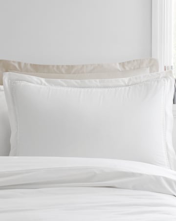 Bianca Oxford Lace Trim Duvet Cover Set