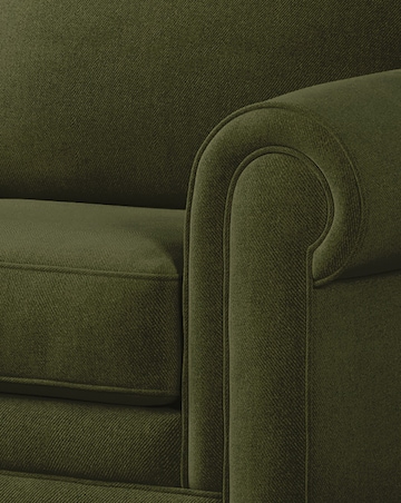 Jay-Be Heritage Luxe Velvet 2 Seater Sofa Bed with E-Pocket Mattress