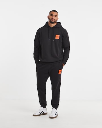 Jack & Jones Lock Sweat Hoodie and Pants Set - Black