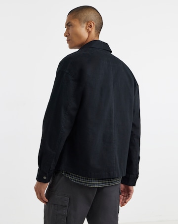 Lyle & Scott Washed Overshirt - Black