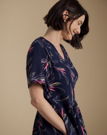 Julipa Printed Cotton Jersey Shift Dress