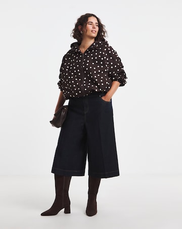 Simply Be Indigo Culotte Jeans