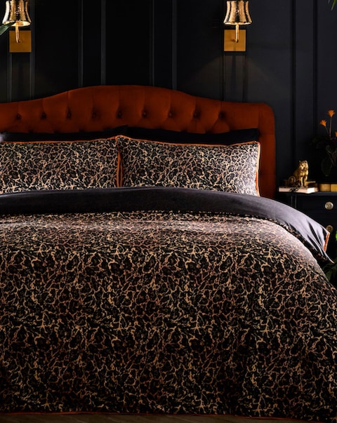 Laurence Llewelyn-Bowen Roxy Leopard Print Duvet Cover Set