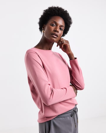 Rose Crew Neck Long Sleeve T-Shirt