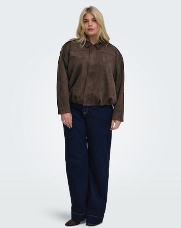 ONLY FAUX SUEDE BOMBER JACKET