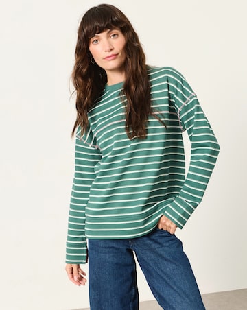 FatFace Airlie Stripe Crew