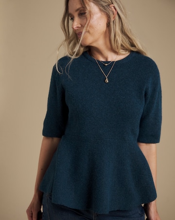 Julipa Peplum Short Sleeve Jumper
