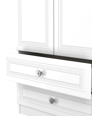 Richmond Triple Wardrobe with 2 Drawers