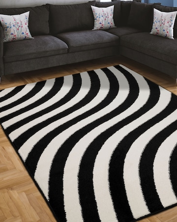 Villa Wave Monochrome Rug