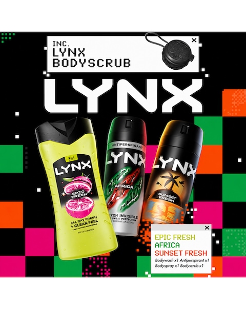 New In - Lynx All Stars Trio Gift Set