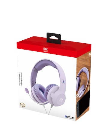 HORI Wired Gaming Headset for Nintendo Switch 2 - Lavender