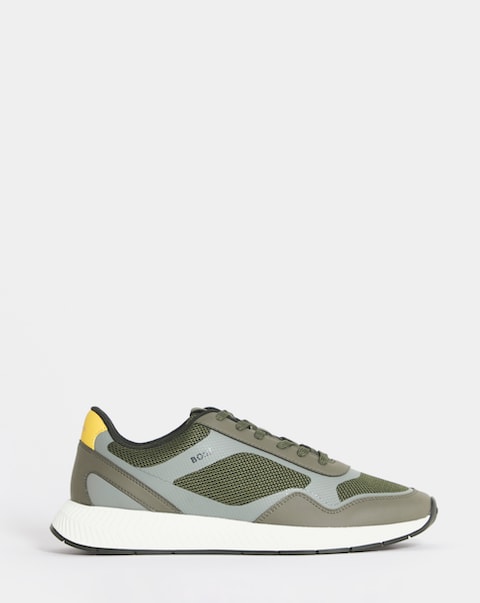 BOSS Titanium Runner Trainers -Green