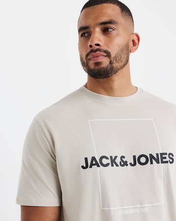 Jack & Jones Arthur 5-Pack Logo T-Shirts - Multi