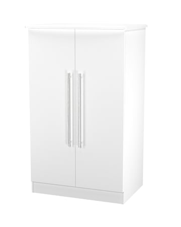Osprey Ready Assembled 2 Door Midi Wardrobe - Kids