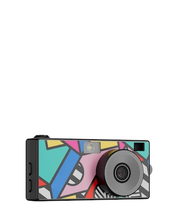 Praktica Snap& Go Mini Camera inc 8GB Micro SD Card & Phone Adapter Splash