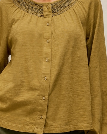 White Stuff Suzie Shirred Top